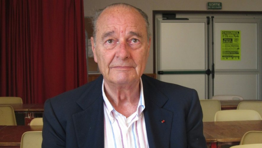 L'ancien président Jacques Chirac le 26 juillet 2012 à Paris