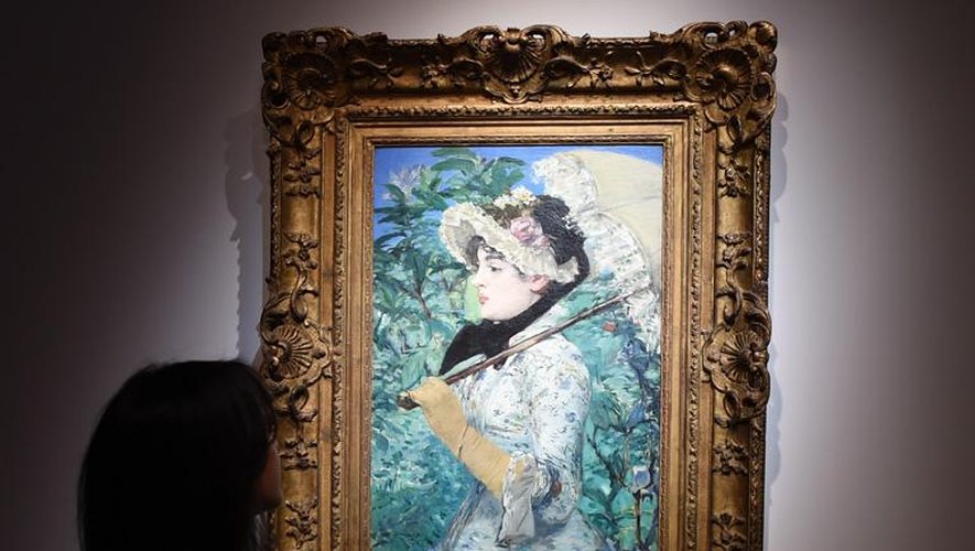 "Le Printemps" d'Edouard Manet exposé le 31 octobre 2014 chez Christie's à New York
