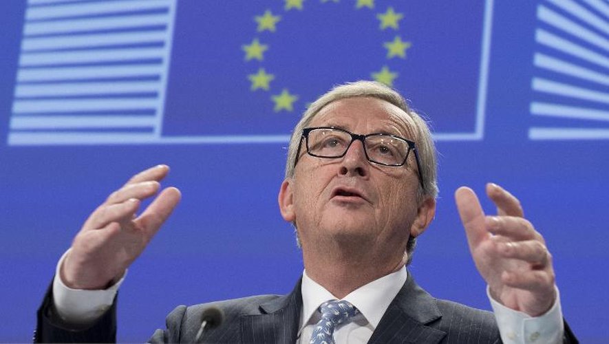Jean-Claude Juncker, nouveau président de la Commission européenne, lors d'une conférence de presse, le 5 novembre 2014 à Bruxelles