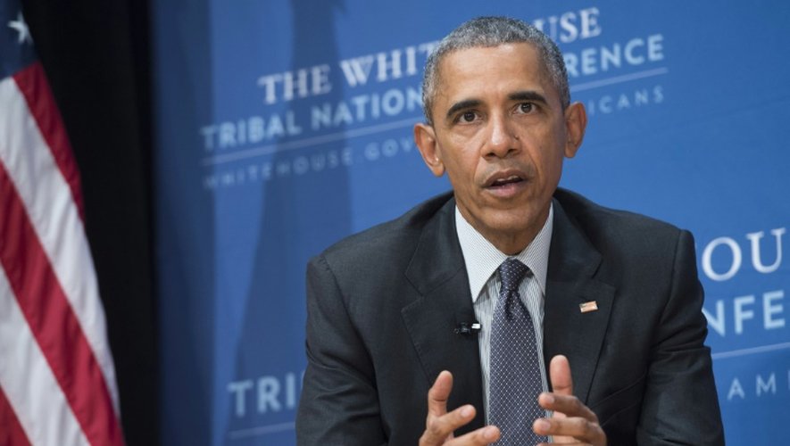Le président américain Barack Obama à Washington DC, le 6 novembre 2015