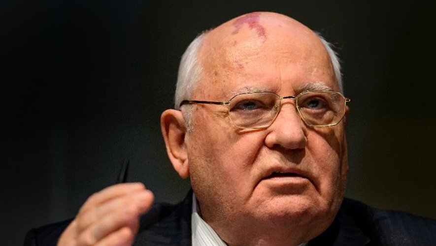 L'ex-dirigeant soviétique Mikhaïl Gorbachev le 2 septembre 2013 à Genève
