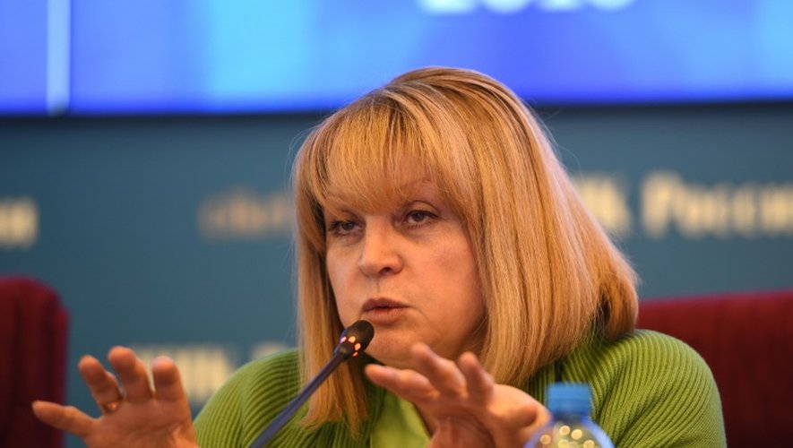 La présidente de la Commission électorale centrale Ella Pamfilova à Moscou le 18 septembre 2016