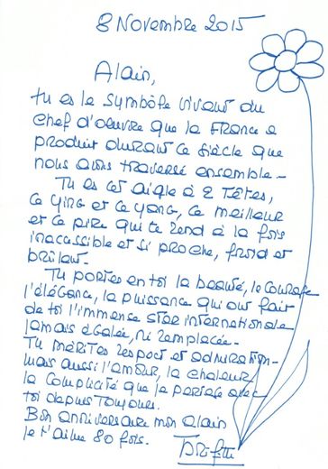 Une lettre de Brigitte Bardot à Alain Delon pour ses 80 ans