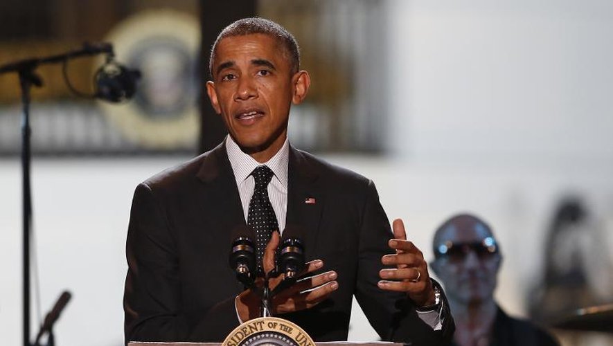 Barack Obama à la Maison Blanche à Washington, le 6 novembre 2014