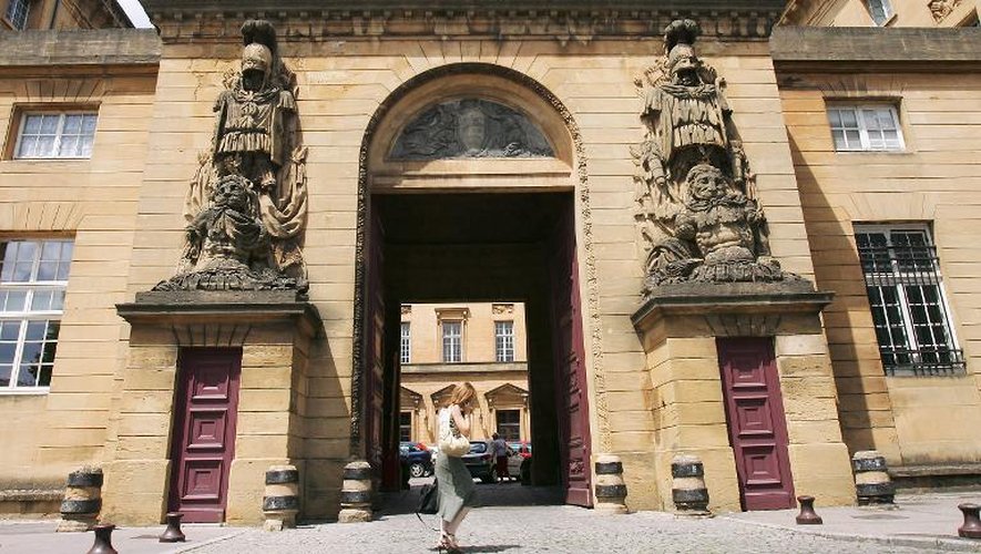 L'entrée du tribunal de grande instance de Metz, le 5 juin 2007
