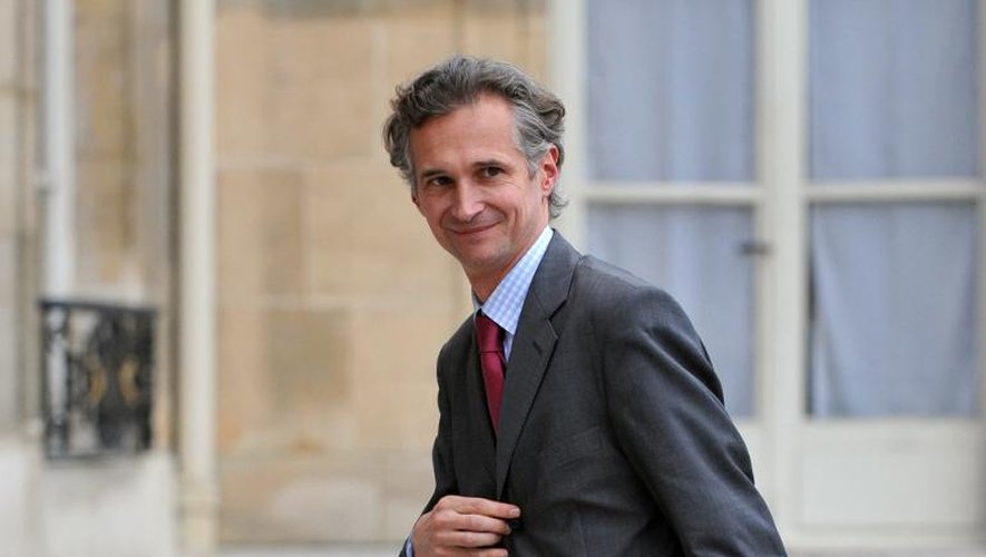 Antoine Gosset-Grainville, alors conseiller de la SNCF, arrive au Palais de l'Elysée à Paris, en avril 2008