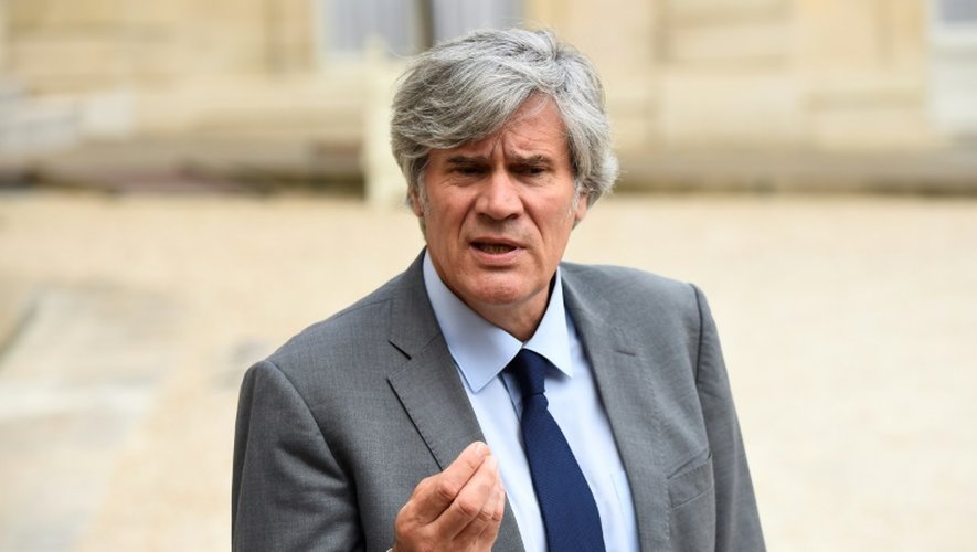 Le ministre de l'Agriculture Stéphane Le Foll le 15 septembre 2016 à l'Elysée à Paris
