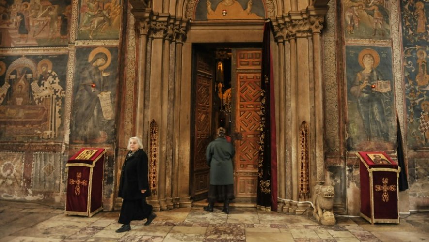 Vue en date du 6 janvier 2012 du monastère de Decani l'un des quatre sites de l'Eglise orthodoxe serbe classés au patrimoine mondial de l'humanité