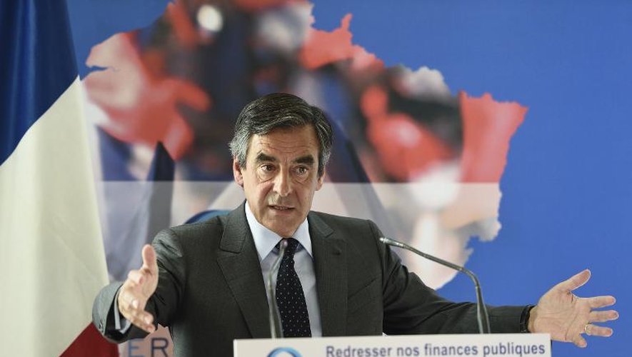 L'ancien Premierm inistre François Fillon lors d'une conférence de presse à Paris le 1er octobre 2014
