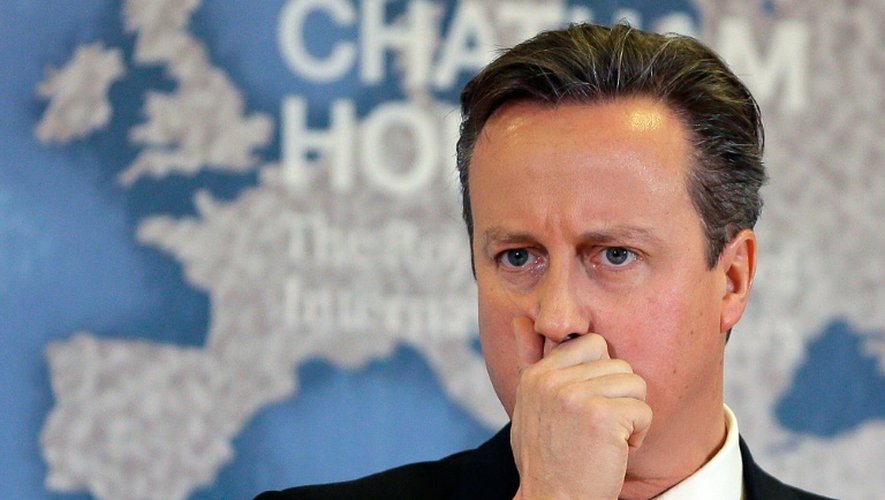 Le Premier ministre David Cameron le 10 novembre 2015 à Londres