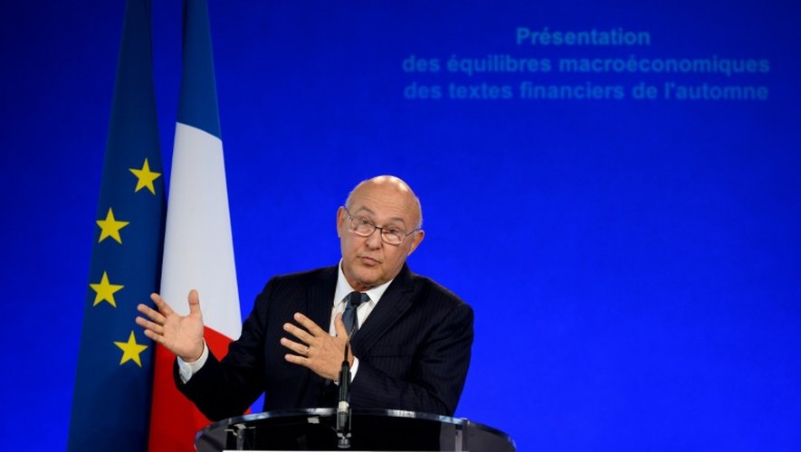 Le ministre de l'Economie et des Finances Michel Sapin à Paris le 20 septembre 2016