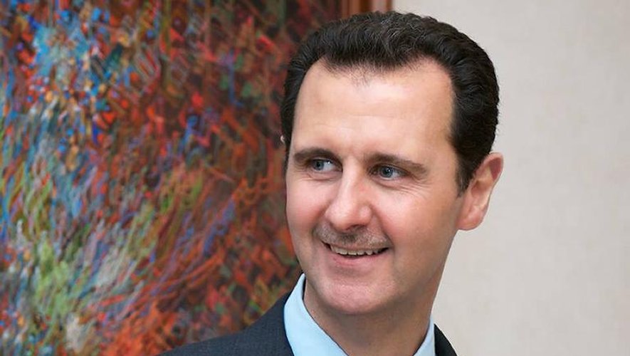 Photo du président syrien Bachar al-Assad provenant de son compte officiel Facebook et datant du 28 avril 2014