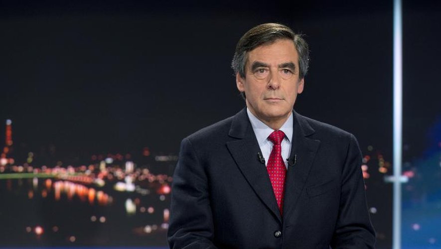 François Fillon sur le plateau télévisé de TF1 le 9 novembre 2014