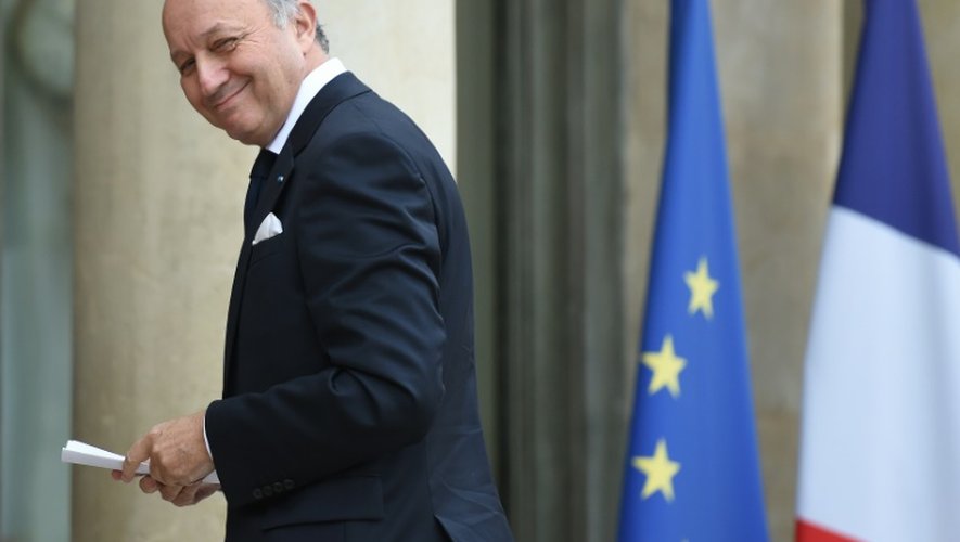 Le ministre français des Affaires étrangères Laurent Fabius le 10 novembre 2015 à l'Elysée à Paris