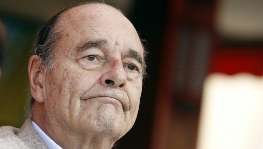 Jacques Chirac, le 14 août 2011 à Saint-Tropez