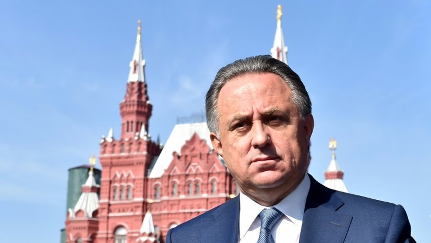 Le ministre russe des Sports Vitali Moutko, le 18 septembre 2015 sur la place rouge à Moscou