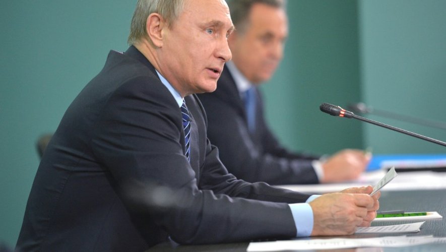 Le président russe Vladimir Poutine le 11 novembre 2015 à Sotchi