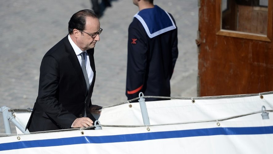 François Hollande le 12 novembre 2015 à La Vallette à Malte