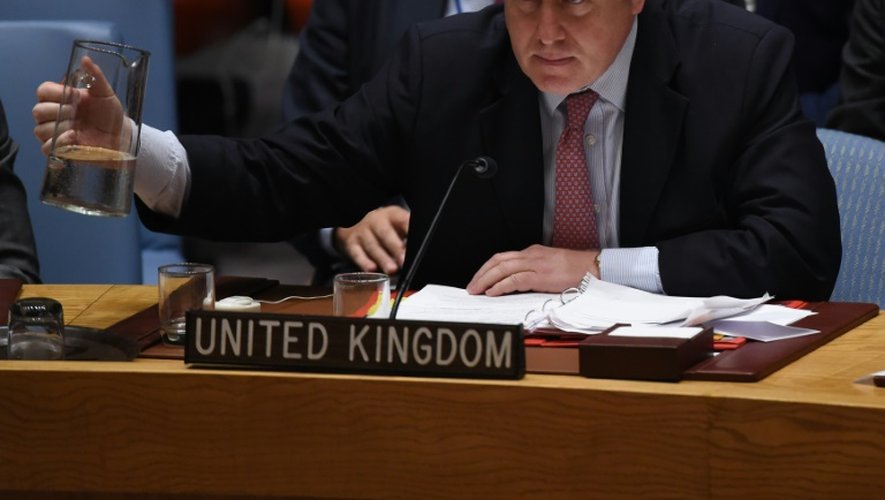 Le ministre britannique des Affaires étrangères Boris Johnson au siège de l'ONU à New York, le 21 septembre 2016
