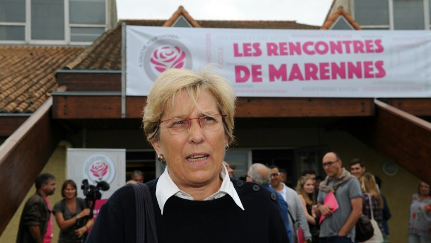 Marie-Noëlle Lienemann à Marennes, le 27 août 2015