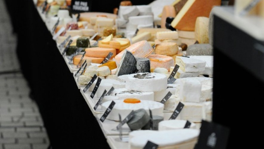 Le plus grand plateau de fromages du monde photographié le 23 septembre 2016 à Nancy
