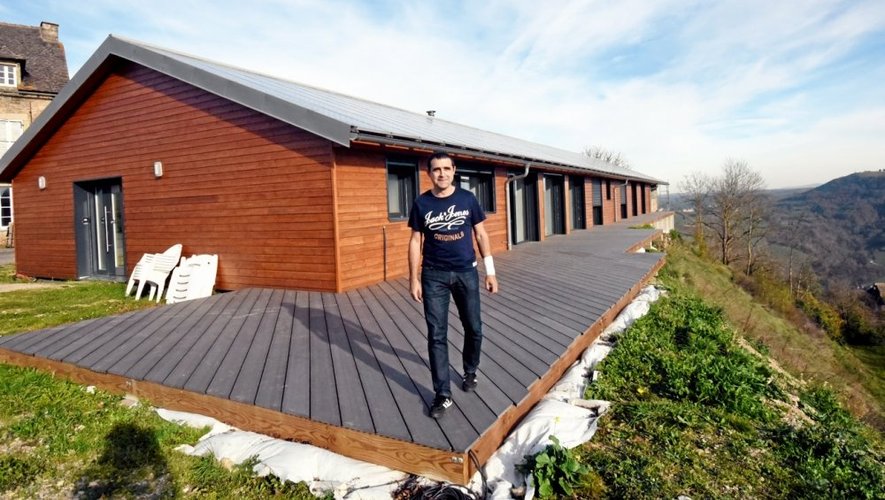 Christophe Belmon s’est lancé dans la construction de se maison en 2012.