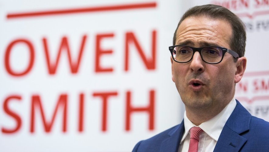Owen Smith, concurrent de Jeremy Corbyn pour la tête du parti travailliste, le 16 septembre 2016 à Londres