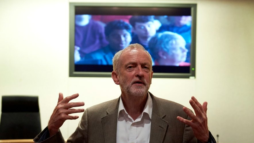 Le leader du parti travailliste britannique Jeremy Corbyn à Londres le 20 septembre 2016