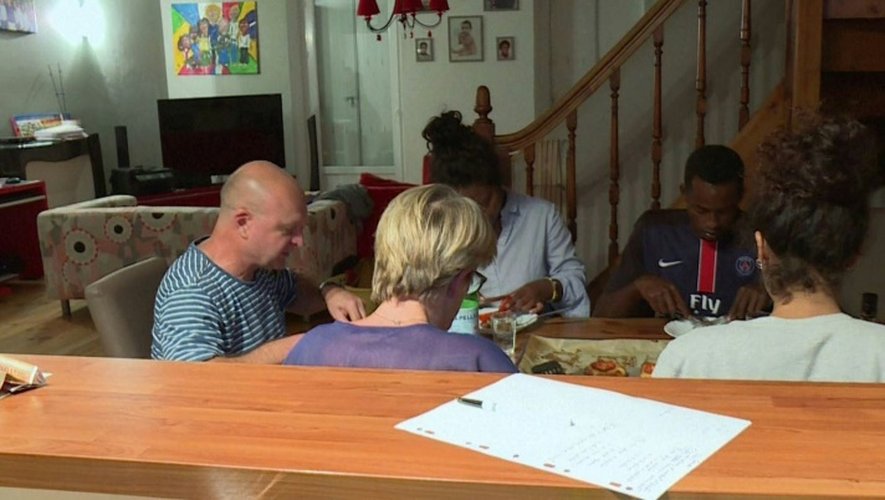 La famille Suteau fait partie des volontaires du dispositif d'accueil solidaire dont bénéficient 14 mineurs isolés en Loire-Atlantique