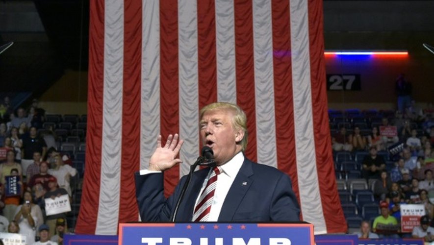 Donald Trump, le 24 septembre 2016 à Roanoke en Virginie