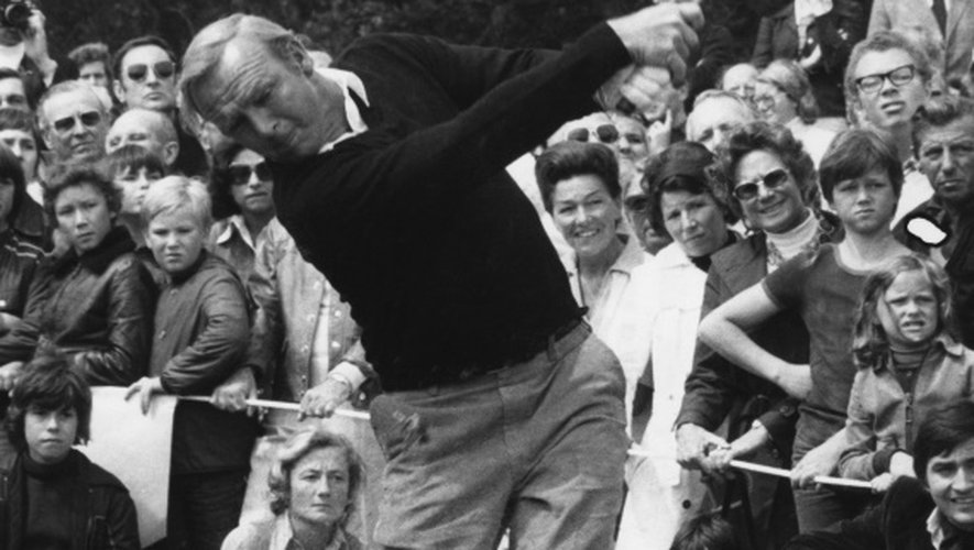 Le joueur de golf américain Arnold Palmer, le 5 juillet 1975 en Belgique