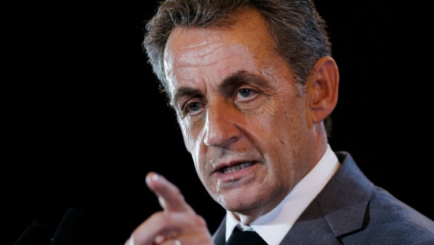 Nicolas Sarkozy, candidat à la primaire de la droite, à Dozulé dans le Calvados, le 26 septembre 2016