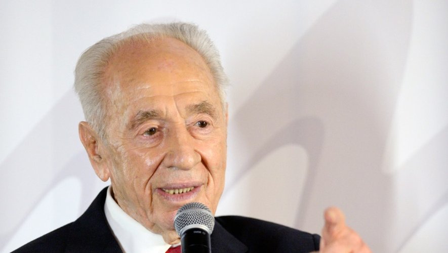 Shimon Peres le 17 décembre 2014