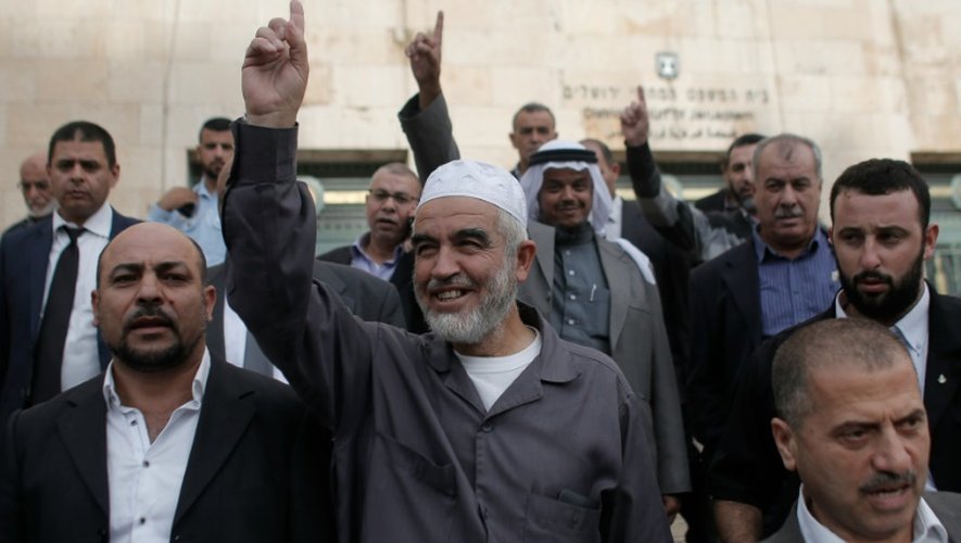 Le chef de la branche nord du mouvement islamique en Israël Raëd Salah, à Jérusalem le 27 octobre 2015