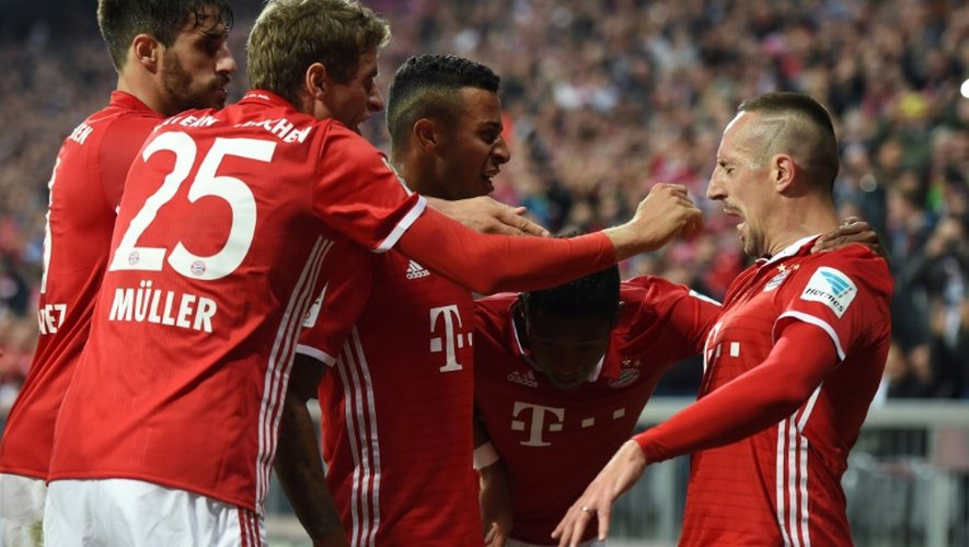 Franck Ribéry a ouvert la voie pour la victoire du Bayern sur le Hertha Berlin à l'Allianz Arena, le 21 septembre 2016