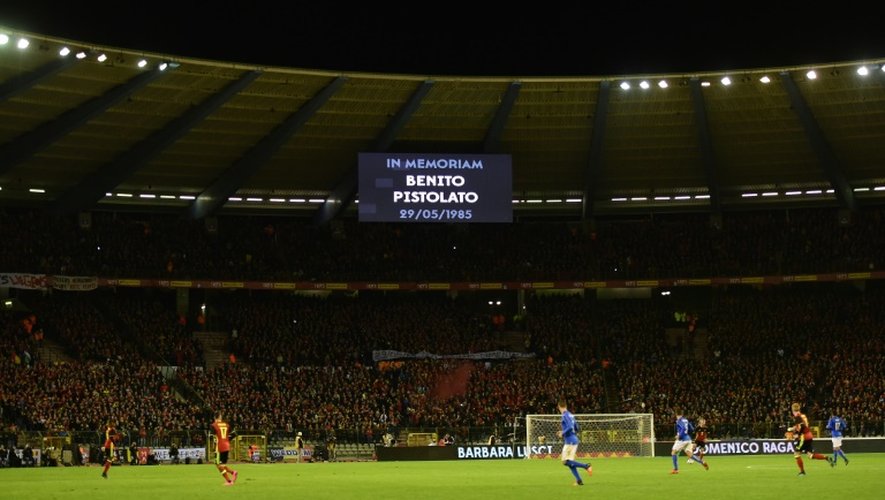 Le stade Roi Baudoin pendant le match amical Belgique - Italie le 13 novembre 2015 à Bruxelles