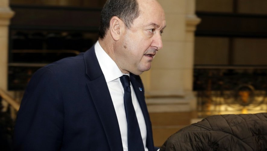Bernard Squarcini à son arrivée le 18 février 2015 au palais de justice à Paris