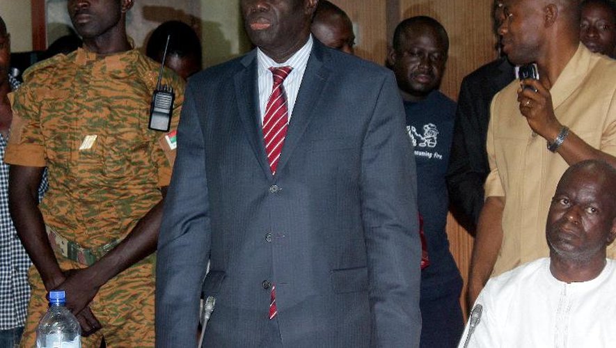 Michel Kafando, nouveau président intérimaire du Burkina Faso, le 17 novembre 2014 à Ouagadougou