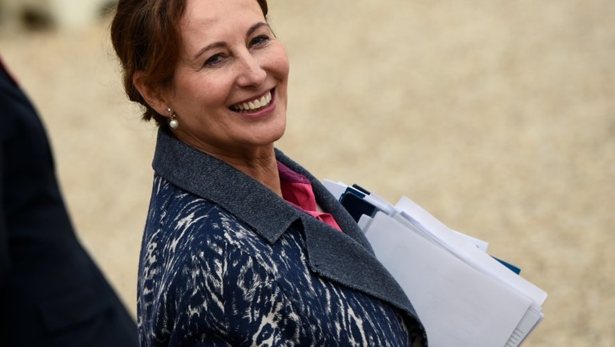 La ministre de l'Ecologie Ségolène Royal, à l'Elysée à Paris, le 5 novembre 2015