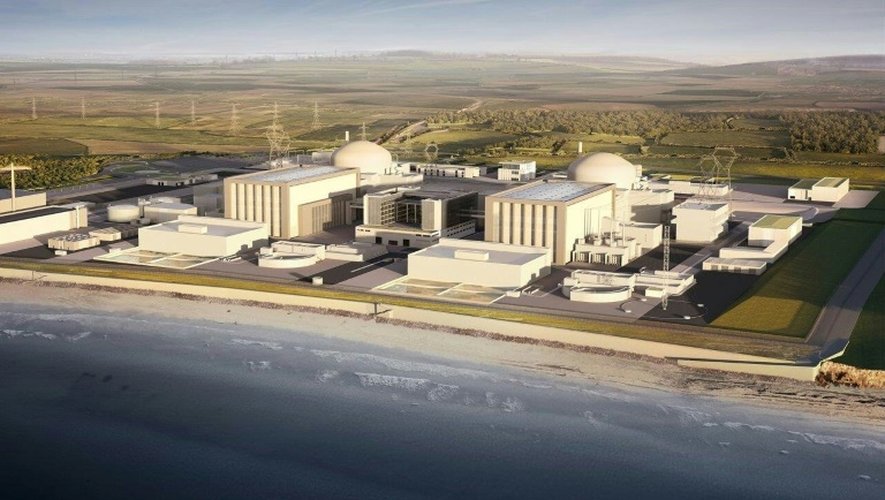 Une image de synthèse de la future centrale nucléaire de Hinkley point