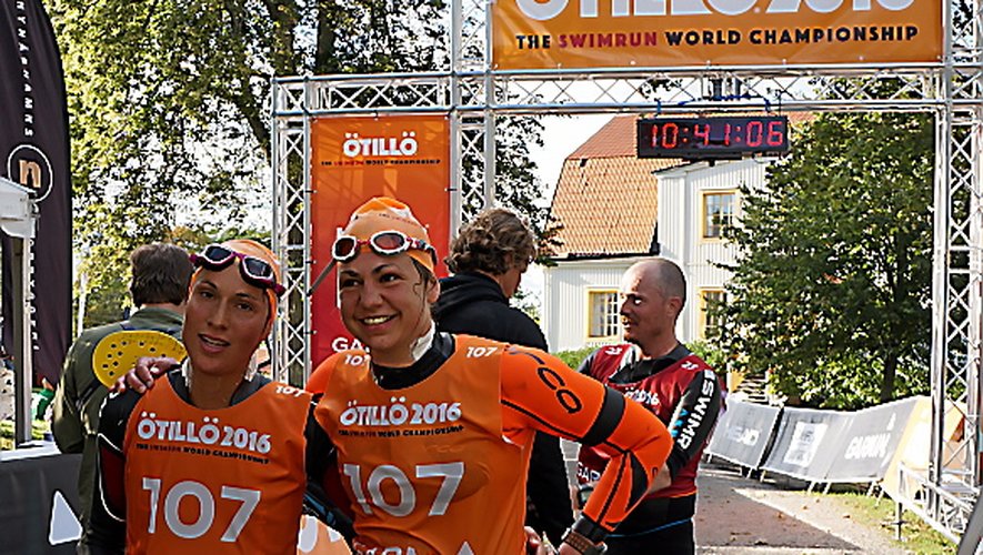 Marion Puech (à droite) et Lise Darfeuille ont décroché la première place chez les féminines et le 6e rang au général à l’Otillo en Suède.
