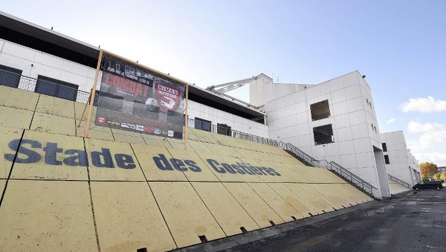 Le stade des Costières à Nîmes, le 18 novembre 2014