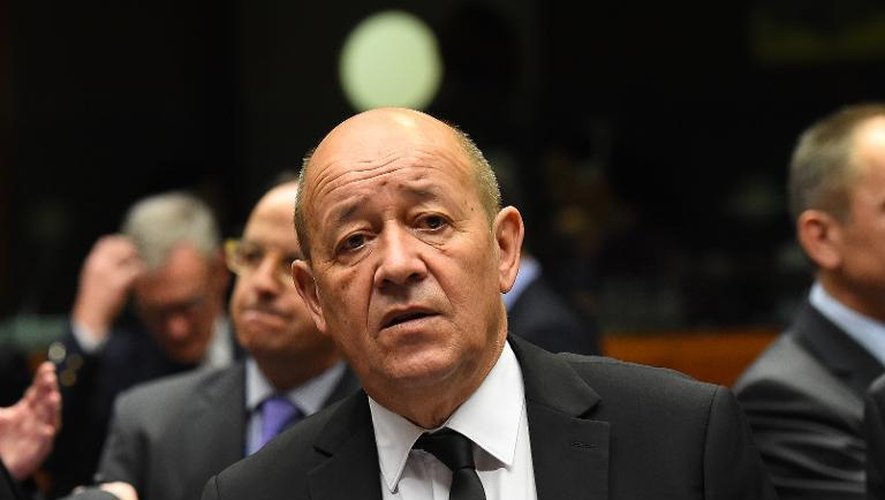 Jean-Yves Le Drian, le ministre français de la Défense, le 18 novembre 2014