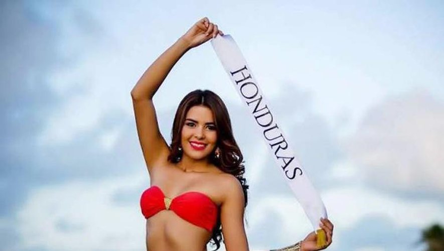 Photo d'archives non datée de Maria Jose Alvarado, Miss Honduras