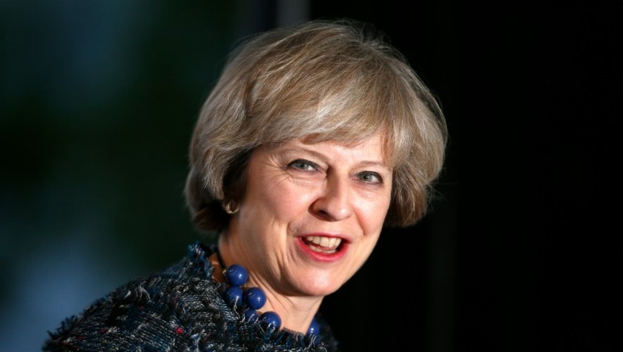 La Première ministre britannique, Theresa May, le 1er octobre 2016 à Birmingham