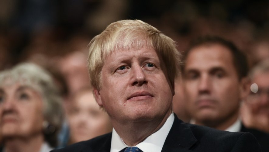 Le ministre britannique des Affaires étrangères Boris Johnson à Birmingham, le 2 octobre 2016