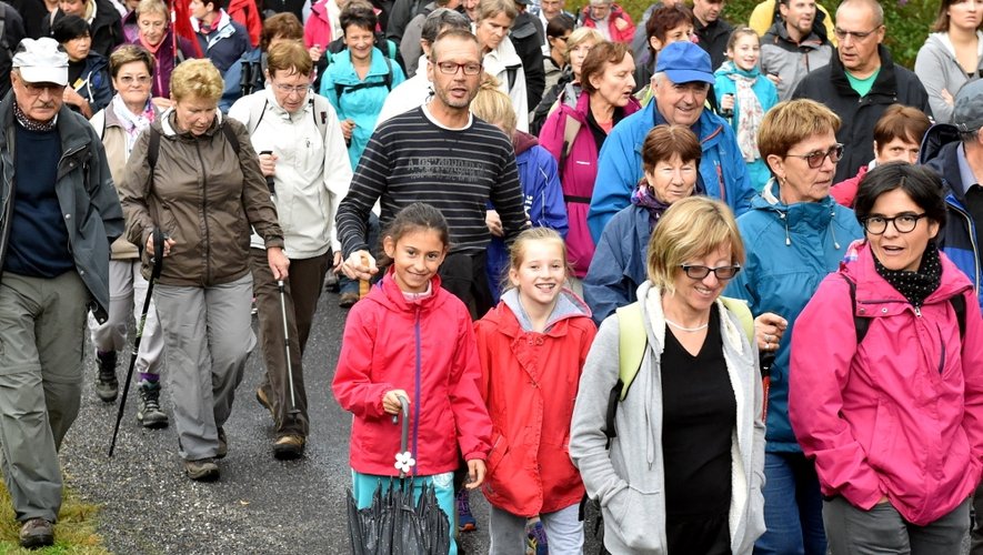 Entre randonnées et sensibilisations diverses, Pas moins de 810 personnes ont participé à l’édition 2016 de la Rando Santé Mutualité hier à Saint-Just-sur-Viaur.
