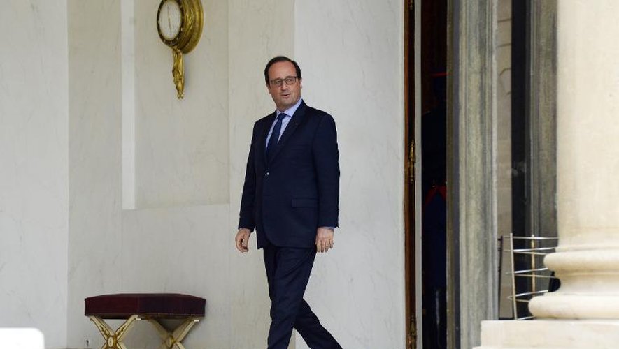 Le président François Hollande à l'Elysée le 20 novembre 2014