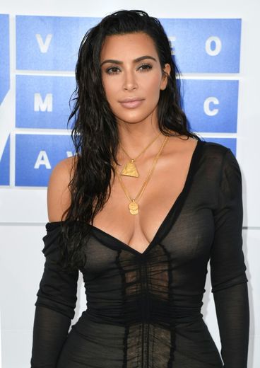 Kim Kardashian lors de la cérémonie 2016 MTV Video Music Awards à New York, le 28 août 2016