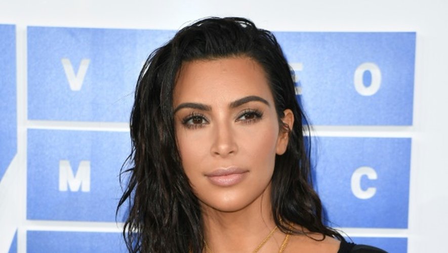 Kim Kardashian lors de la cérémonie 2016 MTV Video Music Awards à New York, le 28 août 2016